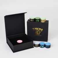 QK-S02 High-Grip Taom Kreide 1 Stück in Geschenkbox Professionelle Billard-Snooker-Pool-Kreide Premium Spin-Kontrolle