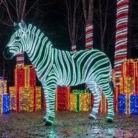 Decoración de Faroles para Parques de Atracciones, Personalizada de Fábrica, para Navidad, Uso Interior/Exterior, Espectáculo de Luces para Parques Temáticos