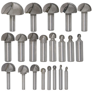 Mata bor hidung karbida padat 6.35mm 12.7mm, mata <span class=keywords><strong>Router</strong></span> CNC, alat pemotong pengocok Altin dilapisi mesin pemotong Cove Core kotak dukungan OEM - Product Image 6