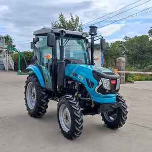 Tractor de granja de cuatro ruedas, gran oferta, precio directo de fábrica, 60hp, 70hp, 80hp, 90HP