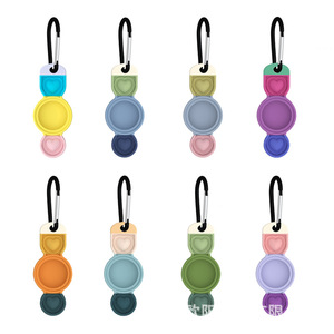 Étui en silicone en forme de cœur pour AirTags, housse de protection pour Apple AirTag Tracker avec porte-clés - Product Image 5