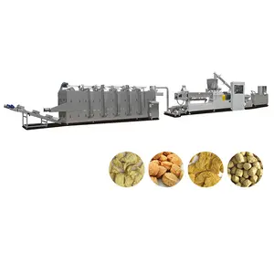 Máquina para hacer alimentos proteicos línea de producción de alimentos de proteína de soja para IDEA de pequeña empresa