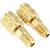 Adaptateur de raccord rapide en cuivre durable R410A, 600 PSI, pour système mini-split et outils de réfrigération