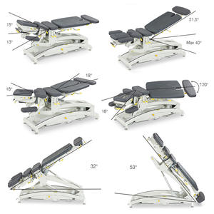 Lettino per Fisioterapia e Chiropratica Monuthera, Letto Elettrico per Massaggio Lombare e Spinale con Distrazione e Flessione - Product Image 5