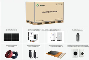ระบบพลังงานแสงอาทิตย์ 10kW 15kW ชุดเต็ม แบบเฟสเดียว/สามเฟส สำหรับใช้ในครัวเรือน ระบบออนกริด/ออฟกริด ชุดอุปกรณ์ประสิทธิภาพสูง ระบบพลังงานแสงอาทิตย์สำหรับบ้าน - Product Image 2