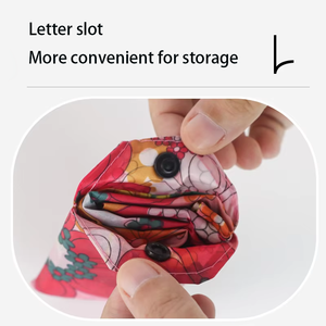 Pink Floral <b>Foldable</b> Shopping <b>Bag</b> Large Polyester Shoulder Handle For Groceries - Product Image 5