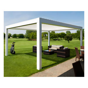 O alumínio exterior bioclimático moderno louvered o projeto 3x3 3x4 3 3x5m bonde tamanhos Pergola personalizado disponível do tamanho - Product Image 2
