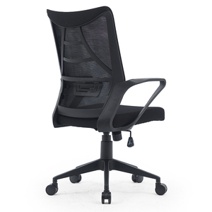 Prix d'usine Chaise de bureau ergonomique en maille avec support lombaire réglable et pivotant à dossier haut - Product Image 5