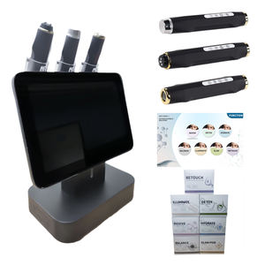 Appareil de traitement facial professionnel à jet d'oxygène à 3 poignées, machine de nettoyage en profondeur du visage à bulles de CO2, appareil de raffermissement de la peau pour les salons - Product Image 3