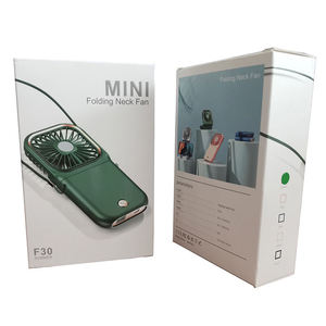 Ventilador de Cuello Portátil Ligero de 195g, Plegable, Manos Libres, con Soporte para Teléfono Móvil, Banco de Energía de Emergencia de 3000mAh - Product Image 6