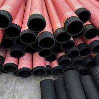 Selang Hisap dan Buang Nitril Hitam Berkualitas Tinggi OEM 350mm, Dua Lapis Kawat Baja Terjalin, untuk Pengerukan Pasir