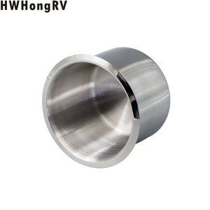 ที่วางแก้วสแตนเลสแบบมีหน้าแปลน 80 มม. สำหรับเจาะรู 70 มม. ความลึก 50 มม. สำหรับวางกระป๋องเครื่องดื่ม ใช้กับโต๊ะโป๊กเกอร์ ที่วางแขนโซฟา - Product Image 6