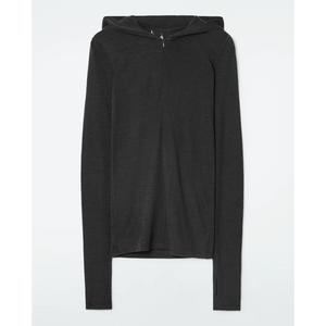 Felpa con <span class=keywords><strong>Mezza</strong></span> Zip Personalizzata dal Produttore 2026, Maglieria Invernale da <span class=keywords><strong>Donna</strong></span>, Maglione con Cappuccio in Misto Lana per Donne - Product Image 4