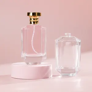 Bottiglia di profumo vuota di nuovo design vuoto di lusso bottiglia di profumo d'oro tappo a vite con Logo disponibile