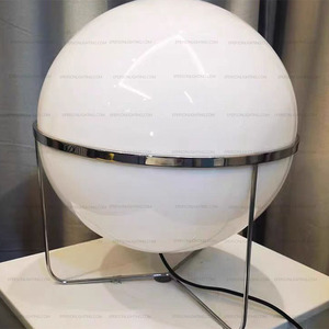 Lámpara <span class=keywords><strong>de</strong></span> Mesa Moderna con Base Cromada, LED con Alimentación CC, <span class=keywords><strong>Diseño</strong></span> Simple para Espacios Contemporáneos - Product Image 3
