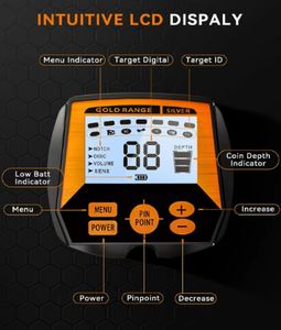 큰 이미지보기 공유 10.5 비교하기 위해 추가 "검색 코일 24cm 검색 깊이 IP68 <span class=keywords><strong>D</strong></span>에 대한 헤드폰과 방수 금속 탐지기 - Product Image 2
