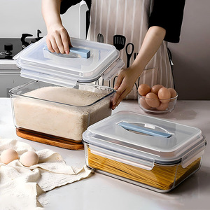 OWNSWING 6L 玻璃储物罐，带安全密封，食品安全透明容器，大容量密封容器，可存放面粉、大米、糖、零食 - Product Image 4