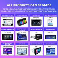 Ai Universal Autoradio QLED 2K 9 10 pulgadas reproductor de DVD para coche pantalla táctil Radio Audio estéreo Android coche estéreo pantalla