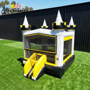 Castillo Inflable Blanco <span class=keywords><strong>de</strong></span> Mármol <span class=keywords><strong>de</strong></span> Lujo, Grado Comercial, 13x13 pies, para <span class=keywords><strong>Alquiler</strong></span> en Eventos Elegantes - Product Image 3
