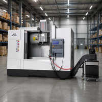 Fraiseuse verticale automatique CNC robuste 24T à 3 axes avec guide-rail BOX, commande FANUC, broche BT40-150 pour usinage
