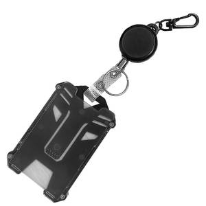 Porta Tarjetas para Exteriores de 4 Pulgadas, Material ABS, Hebilla de Fácil Extracción, Cable de Acero Antipérdida para Tarjetas de Crédito y Tarjetas de Trabajo - Product Image 4