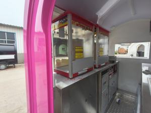 מיני 2.5 מ 'מזון קרוואן גלידה ואן מטבח אוכל מכונת אוכל אוכל עגלת רכב מזון נייד משאית - Product Image 3