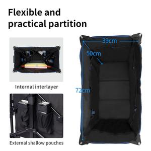 Carro plegable para fotografía de Selens, carro de playa, carro portátil plegable de alta resistencia para ir de compras, acampar, - Product Image 4