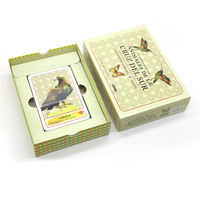 Jeu de tarot en feuille d'or de haute qualité, jeu de société personnalisé, impression de cartes Oracle