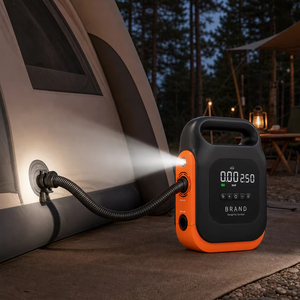 Pompe à air portable rechargeable pour SUP, double fonction gonflage/dégonflage, <span class=keywords><strong>compresseur</strong></span> d'air numérique 2,5 bars, gonfleur pour <span class=keywords><strong>paddle</strong></span> board et bateau gonflable - Product Image 2
