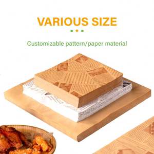 ZJPACK Custom Wax <b>Paper</b> Greaseproof <b>Paper</b> Cookies Package for Sandwich <b>Burger</b> <b>Wrapping</b> Food Package - Product Image 2