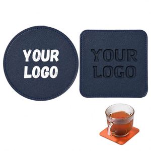 Posavasos Personalizados Sy89 con Logotipo, en Oferta, de Cuero PU para Café, Té, Leche, Jugo - Product Image 4