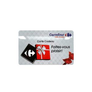 Tarjeta de membresía de PVC CR80 barata Tarjeta de regalo de <span class=keywords><strong>Carrefour</strong></span> Tarjeta de lealtad VIP - Product Image 1