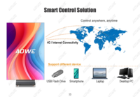 Nouvel Arrivage Écran LED Intérieur Tout-en-un 4K/8K Pliable et Mobile, Affichage Publicitaire Pleine Couleur HDR10+ 10 bits pour Usage Commercial
