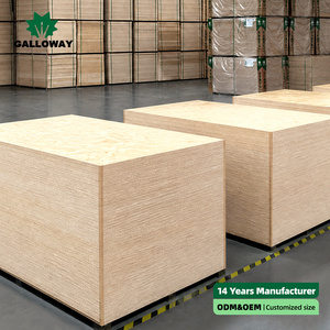 Panneau OSB structurel technique 12mm 18mm, panneau de particules orientées en pin et peuplier, bois composite OSB2 OSB3 pour l'emballage et la fabrication de meubles - Product Image 1