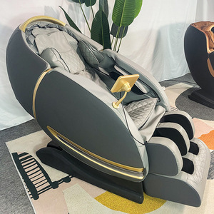 <b>Smart</b> Massage Chair Full Body Automatic SL Guide Rail 31-60 Airbags Bluetooth Home Use Gray Black Green - Product Image 1