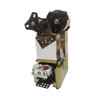 Machine de scellage de gobelets en plastique jetables semi-automatique pour smoothies, Dubaï/Chine