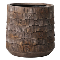 Jardinières modernes minimalistes en fibre de verre pour l'intérieur et l'extérieur, pot de fleurs pour salon, balcon, jardin, maison, production artisanale unique
