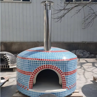 Four à pizza hybride bois et gaz du fabricant, neuf, prix bas, pour extérieur