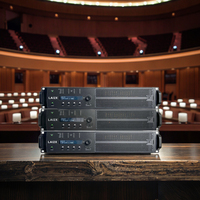Amplificateur professionnel 4 canaux DSP à vente chaude, contrôle logiciel, 4x2200W/8Ohms, amplificateur de classe D LA12X avec DSP FIR PFC