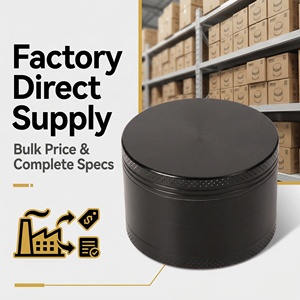 Molino de Hierbas de Aleación de Zinc de Tamaño Completo, Resistente al Desgaste y a la Corrosión, Portátil, Directo de Fábrica - Product Image 4