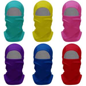 Murni kustom kamuflase Balaclava masker wajah penuh sepeda Ski bersepeda berburu warna kosong penutup kepala syal topi Balaclava bandana pria - Product Image 3