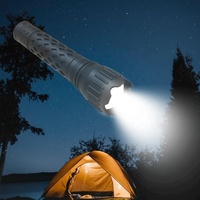 Lampe torche LED professionnelle GQ, indice de protection IP67, 1000 lumens, lampe torche tactique haute puissance rechargeable avec corps en alliage d'aluminium
