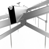 Système d'installation solaire en forme de W, modèle Greatest Energy GT, nouvelle énergie, cadre modulaire en oxyde d'aluminium, alliage d'aluminium, résistant au vent de 60 m/s