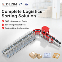 Machine de tri de colis DWS dynamique avancée pour le routage automatique des colis et l'automatisation des entrepôts logistiques