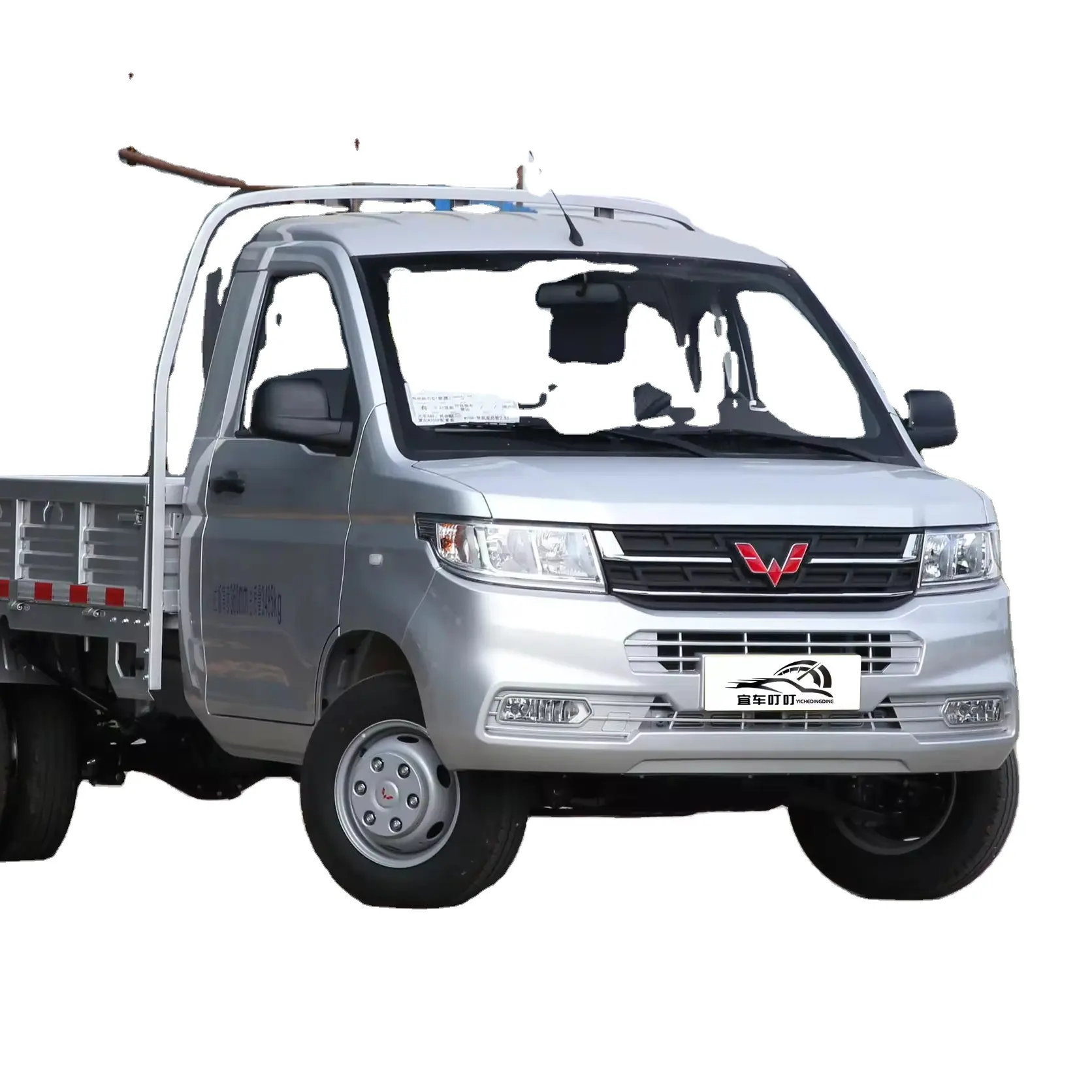 2024 Haute Qualité Wuling Rongguang Camion Commercial Confortable Voiture À Essence 2 Places avec Mini Niveau pour Animaux Fabriqués en Chine