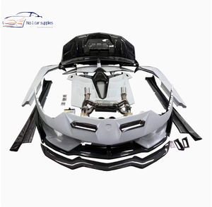 Kit carrosserie de haute qualité pour Aventador LP <span class=keywords><strong>700</strong></span> 720 750 mise à niveau jupe arrière de pare-chocs avant de style SVJ - Product Image 1