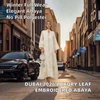 Abaya élégante noire en polyester pour femmes musulmanes, vêtements islamiques, kaftan arabe, robe longue de mode Dubaï, vente en gros