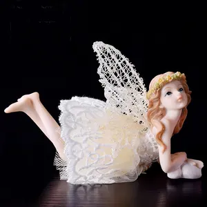 Grosir angel dekorasi patung-Hadiah Aksesori Dekorasi Rumah Patung Malaikat Gadis Cantik