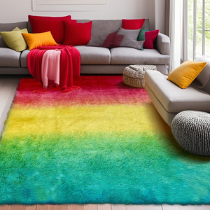 Fluffy Faux lông thảm sang trọng xù xì khu vực thảm cho phòng khách/phòng ngủ/xe/đám cưới Fluffy thảm sàn thảm cho nhà - Product Image 4