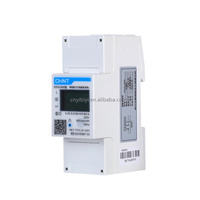 Compteur électrique industriel triphasé multifonctionnel CHINT DTSU666 avec RS485, type rail, pour transformateur, à distance